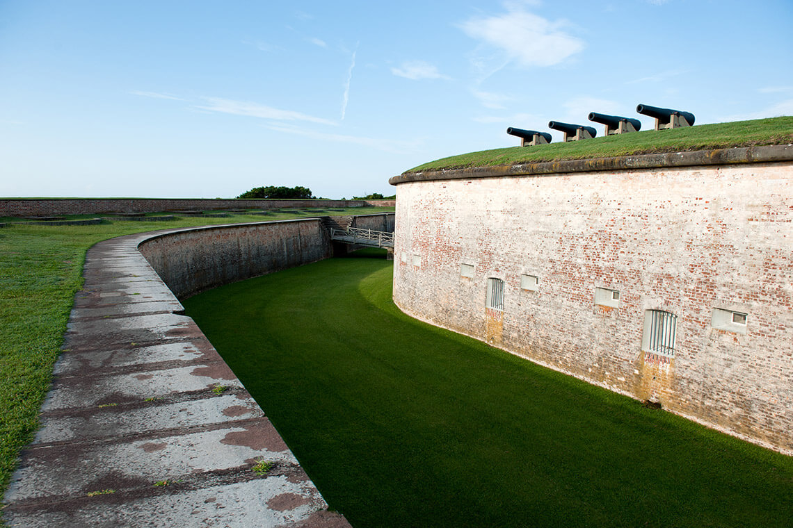 NC History is alive at Fort Macon State Park in Carteret County.