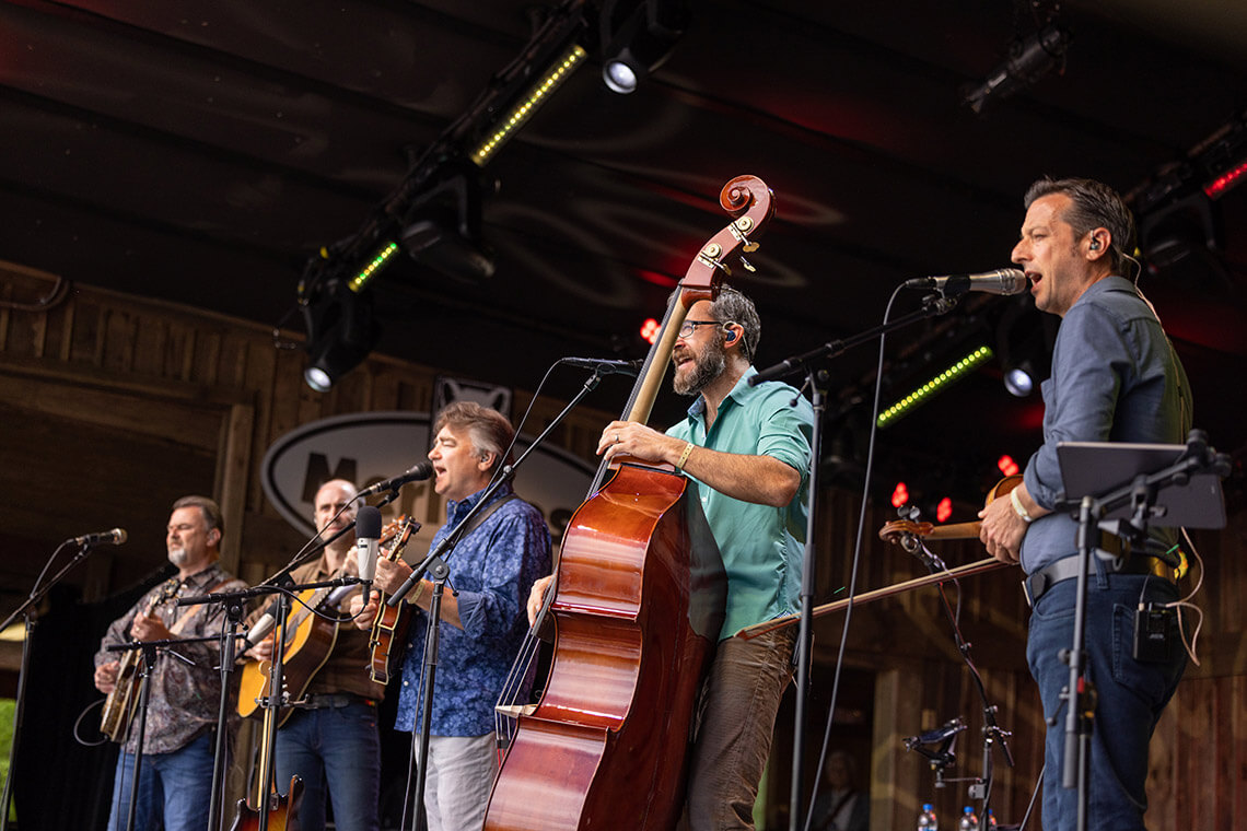 Del McCoury and Friends perform at MerleFest in North Wilkesboro, NC.