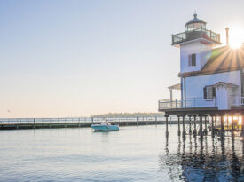 1886 Roanoke River Lighthouse in Edenton
