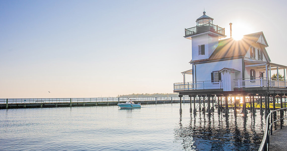 1886 Roanoke River Lighthouse in Edenton