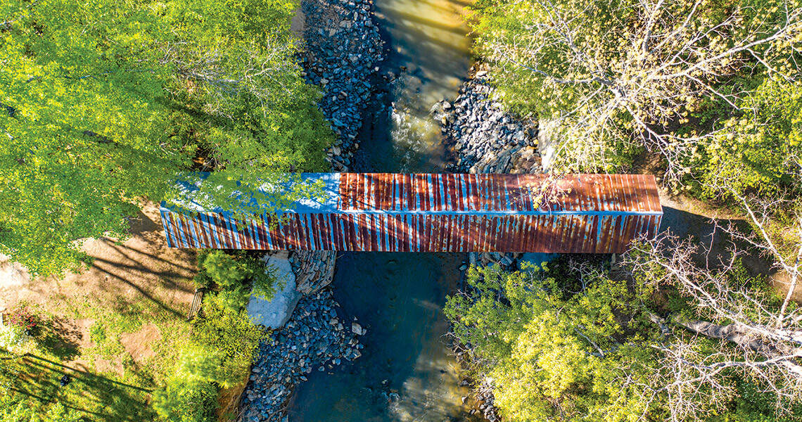 Bunker Hill Covered Bridge over the Catawba River