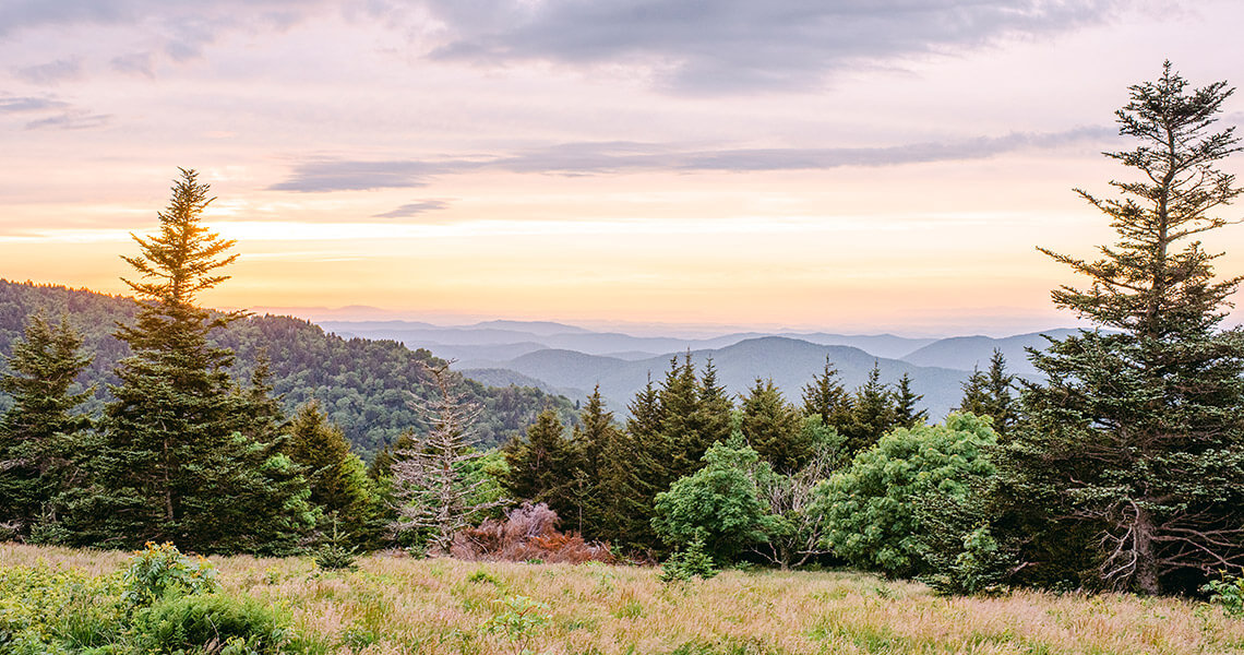 Views of mountains in Carter County, TN
