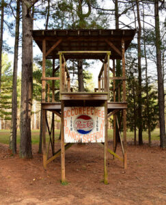 Old structure from the Occoneechee Speedway in Hillsborough, NC