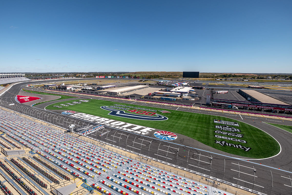 The Charlotte Motor Speedway