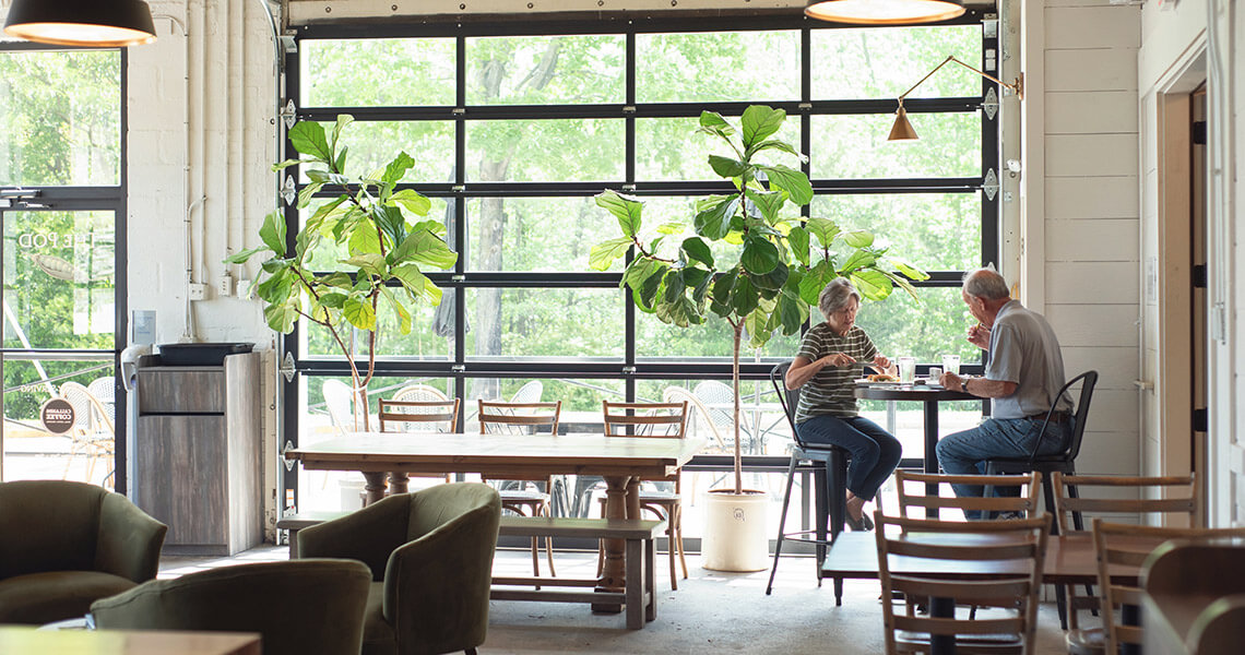 Couple at The Pod in Gretna