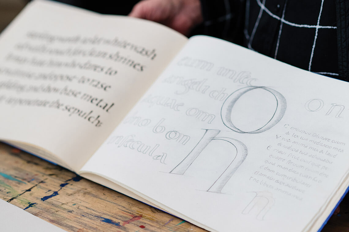 Calligraphy notebook 