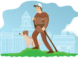 Illustration of Daniel Boone, the North Carolina Frontiersman