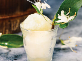 Honeysuckle sorbet