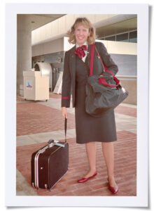 Susanne McDermott Settle, an attendant with Piedmont Airlines