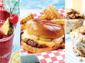 Cherry pineapple slushies, smashburgers, peanut butter ice cream cups