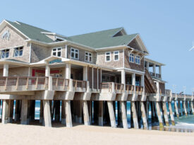 Jennette's Pier is the most noticeable landmark at Whalebone Junction.