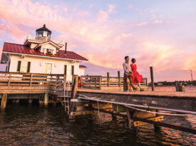 The Roanoke Marshes Lighthouse in Manteo