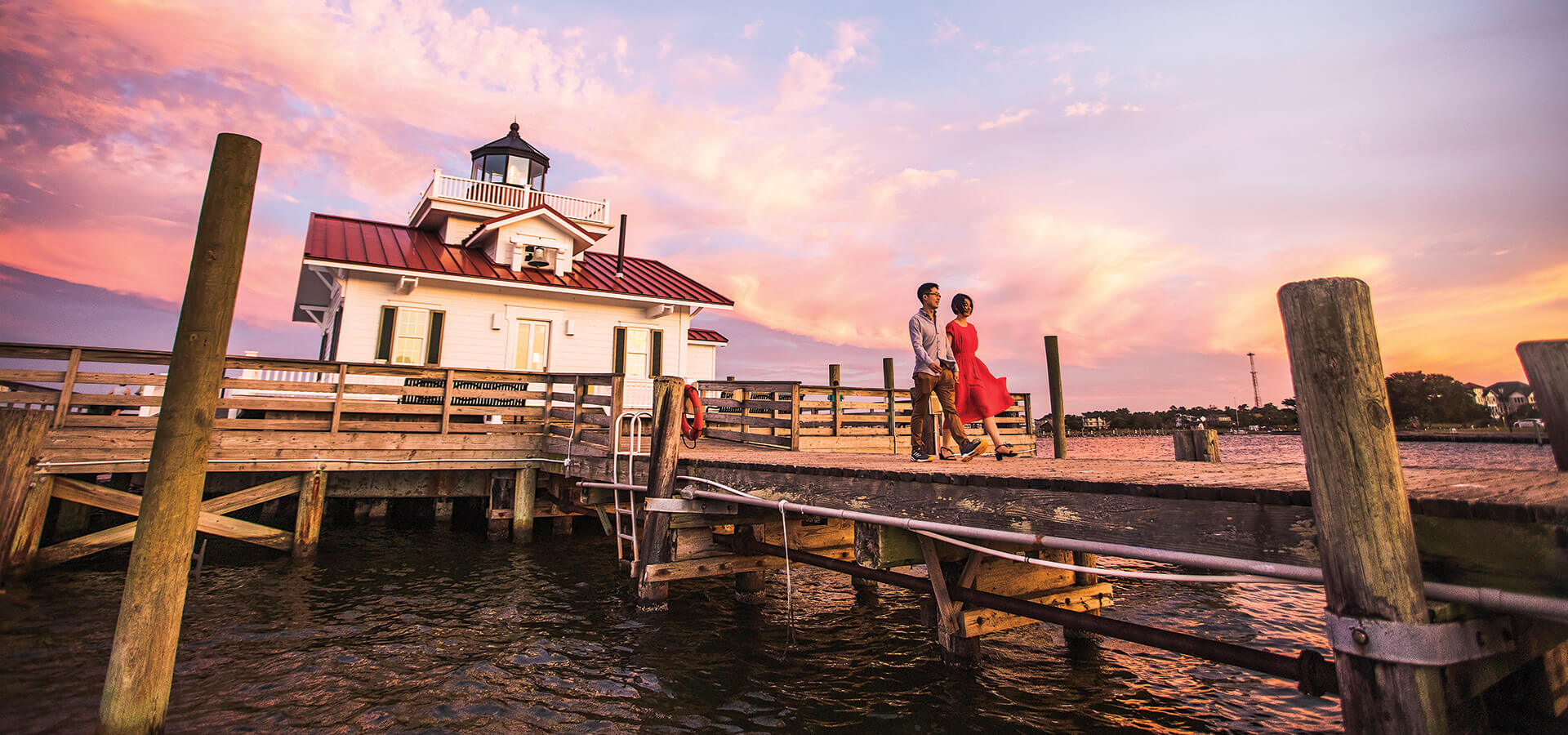 The Roanoke Marshes Lighthouse in Manteo