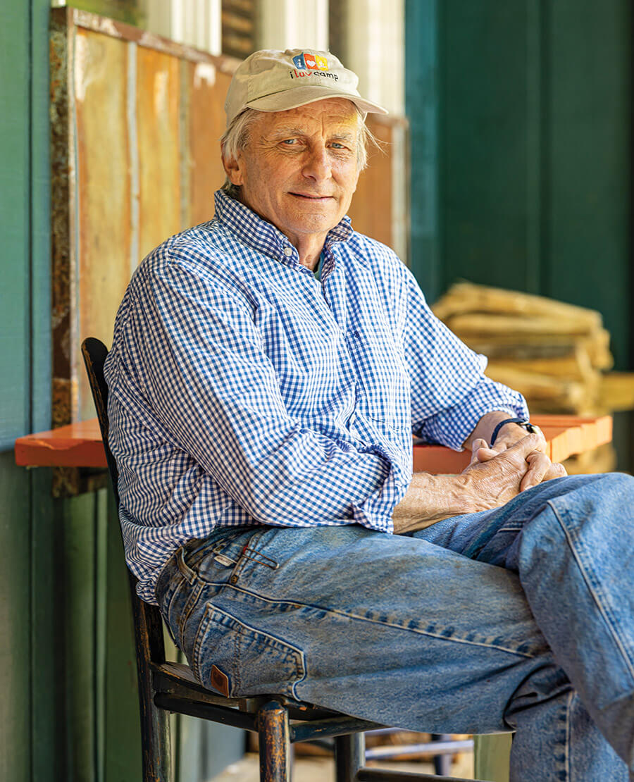 Starr Teel, one of the co-owners of Camp Fire Grill