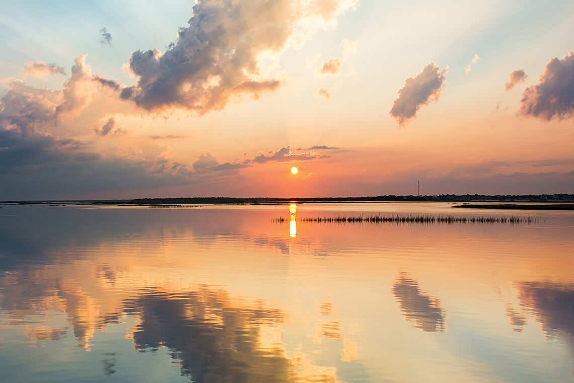 Sunset over Bogue Sound