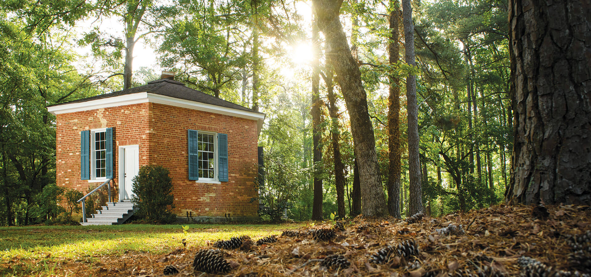 The six-sided Richmond Temperance and Literary Society Hall has been a distinctive landmark in this corner of southeastern North Carolina since it was built in 1860.