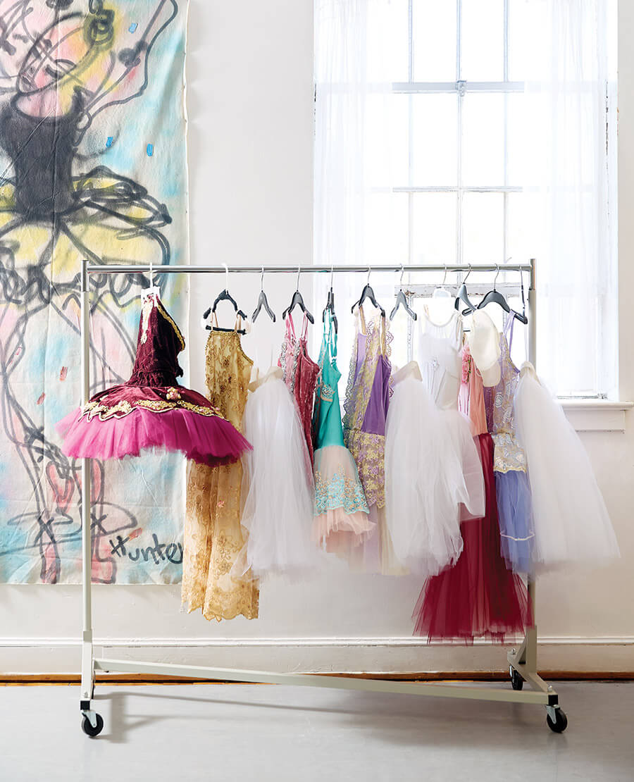 Costumers at Louis Nunnery School of Ballet in Hickory, NC