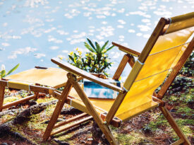 The No. 101 beach chair from H&T Chair Company