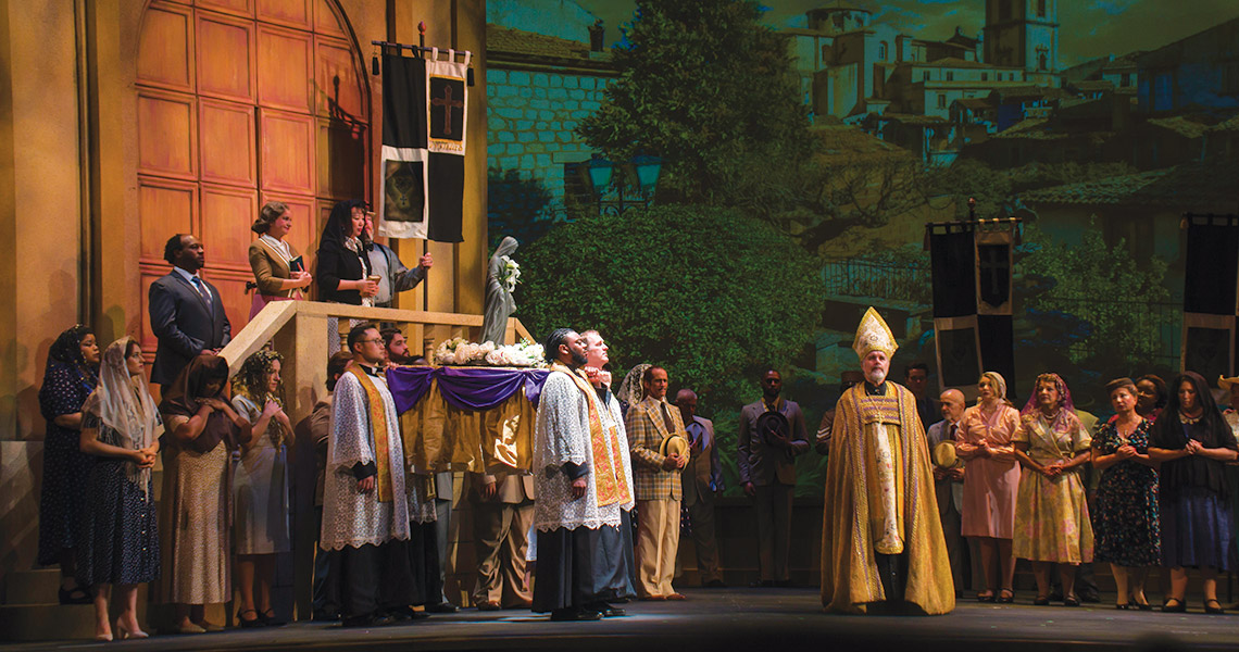 Lawrence Toppman performs in Cavalleria Rusticana at the Blumenthal Performing Arts Center