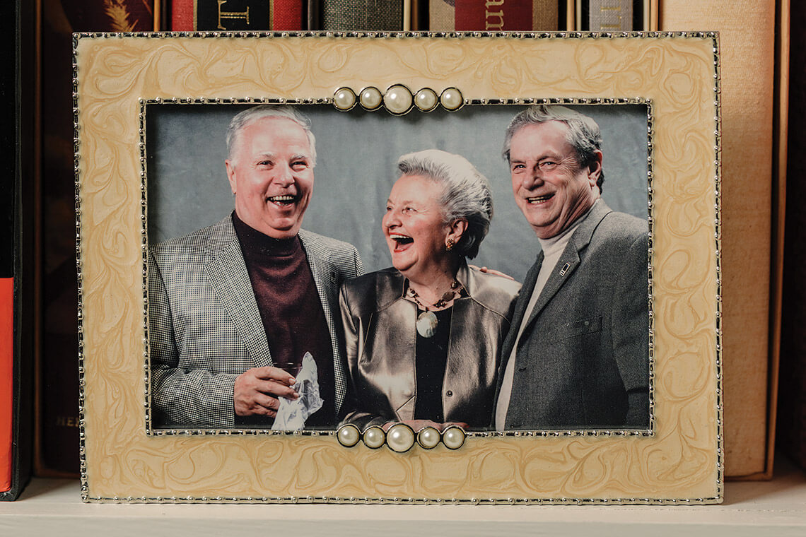 Phyllis Dunning with Frank Benedetti and Gary Trowbridge