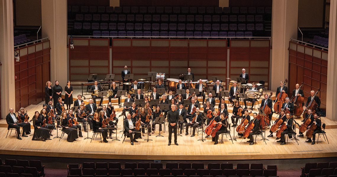 The NC Symphony on stage