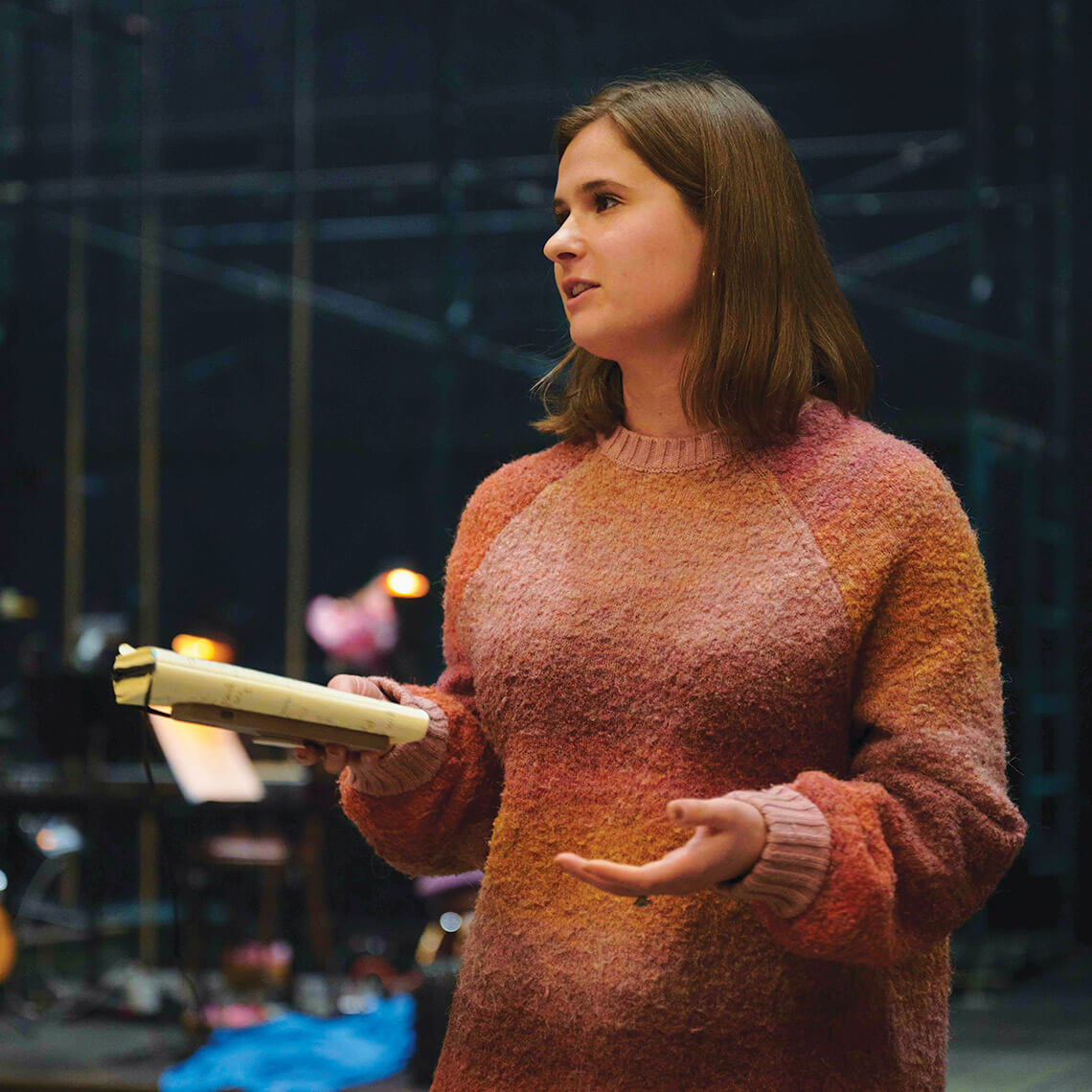 Lanie Skelley Yeats, the production manager for The Rover