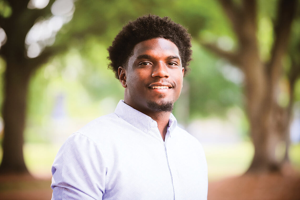 Barton College football player Jaquan Lynch