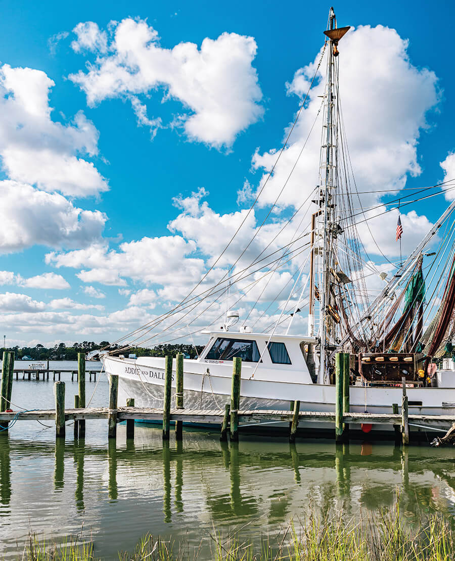 The Addie and Davis shrimp trawler