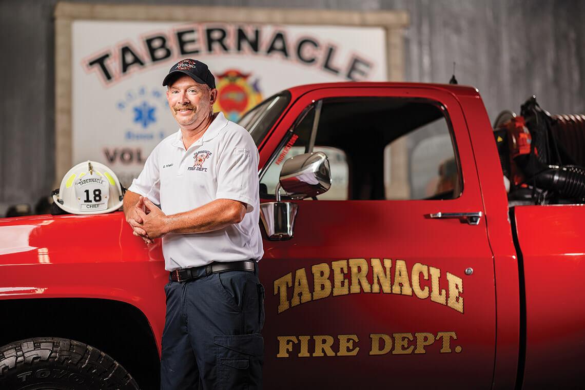 Tabernacle Fire Chief Brent Powell