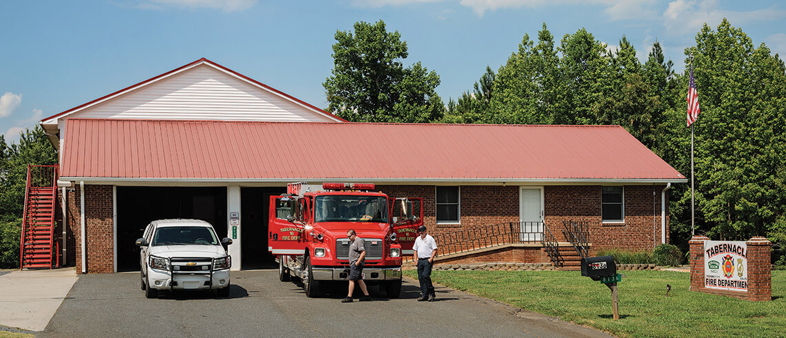 The Tabernacle Fire Department in Randolph County