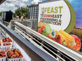 Delivery truck for Feast Down East