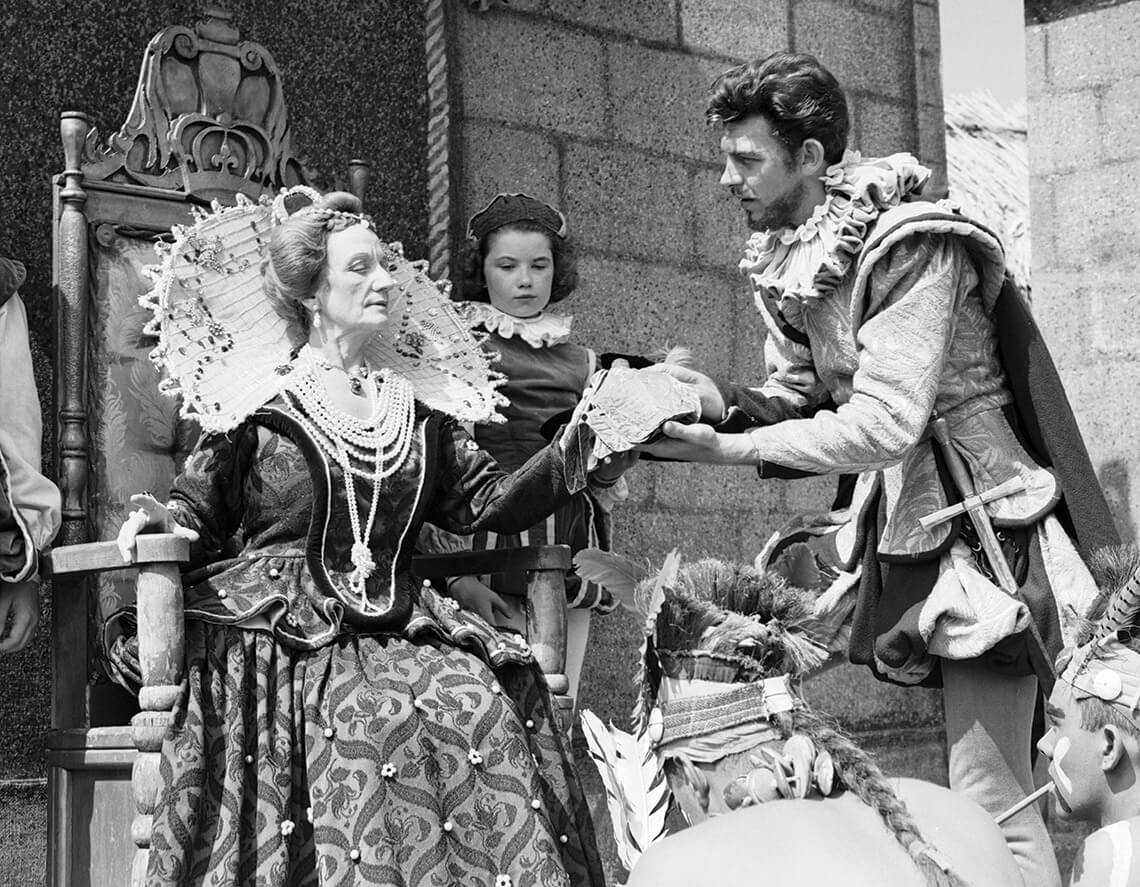 Andy Griffith acting in The Lost Colony. 