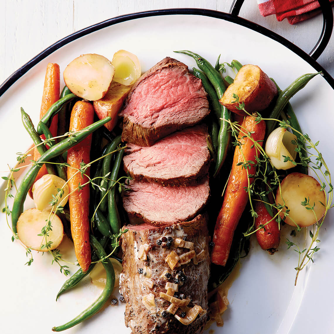 Platter of chateaubriand