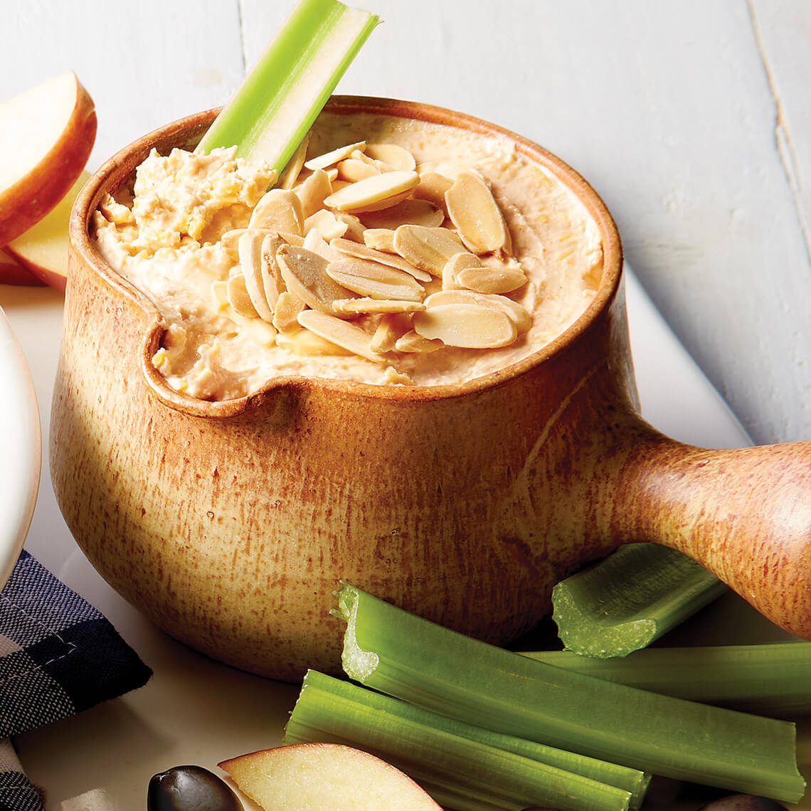 Crock of port cheese spread