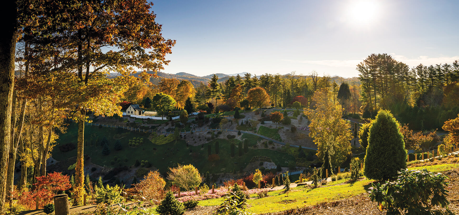The grounds at Arborcrest Gardens