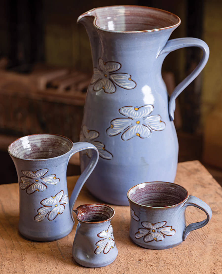 McWhirters' pottery pieces