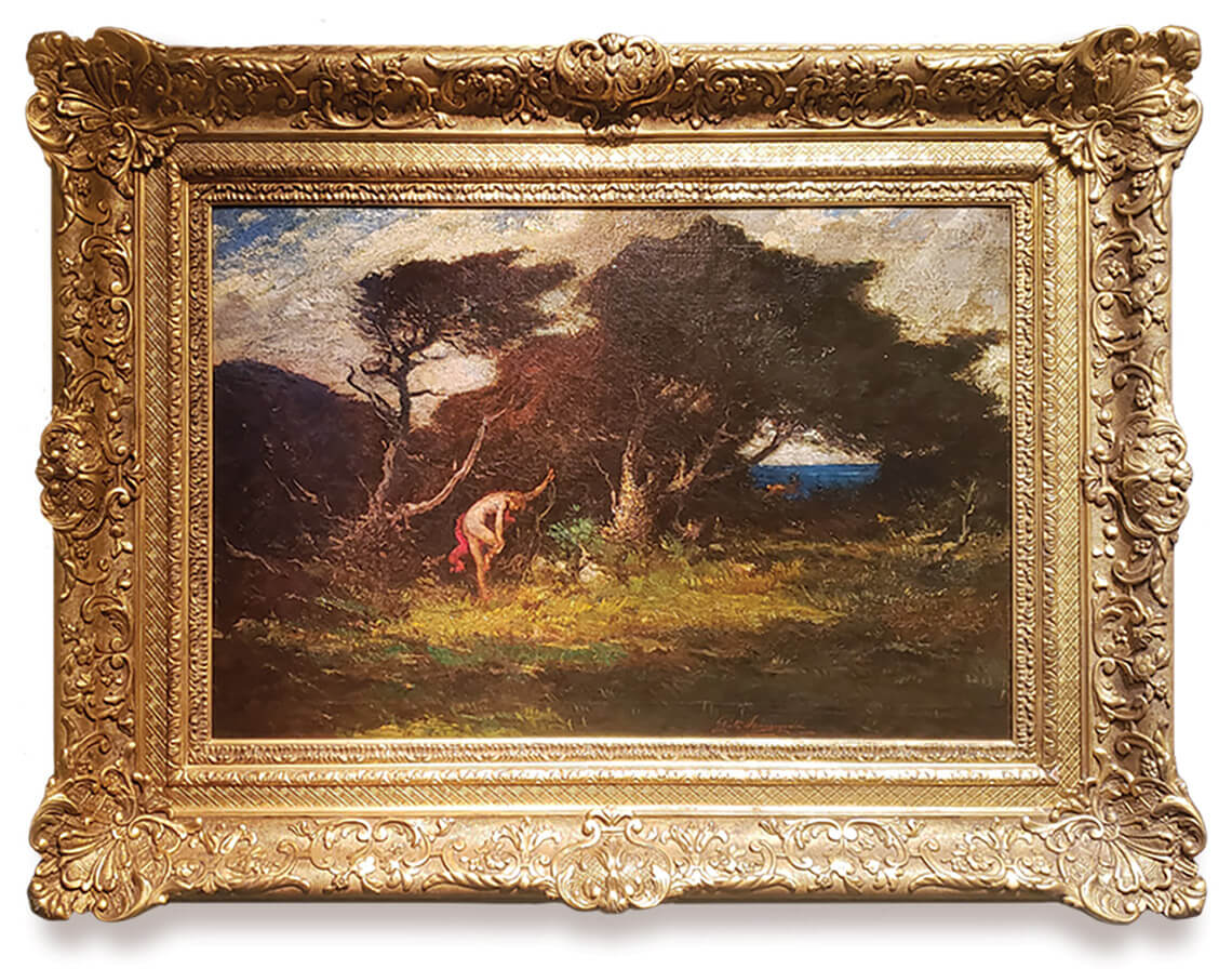 An Arcadian Huntress, painted by Elliott Daingerfield