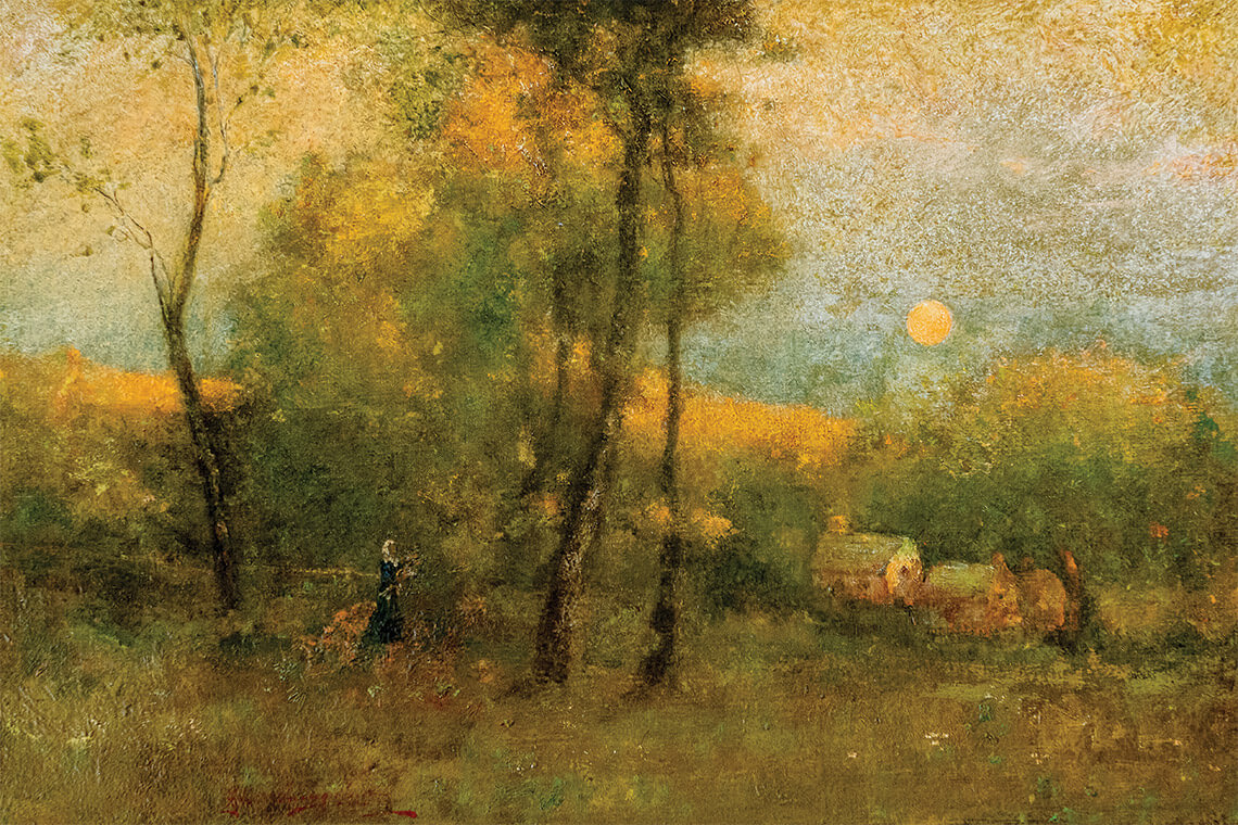 The Last Gleam, painted by Elliott Daingerfield