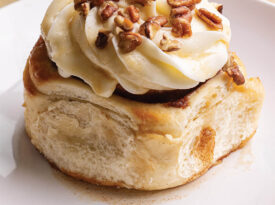 Cinnamon roll from Gogo's Cinnamon Rolls