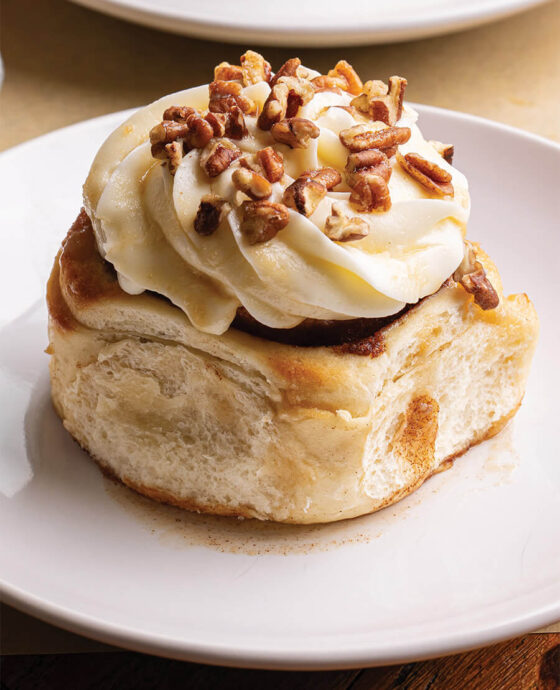 Cinnamon roll from Gogo's Cinnamon Rolls