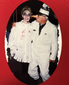 Tony’s dad (as Dr. Twitch) teamed up with Donna at Spooky Woods in 1999