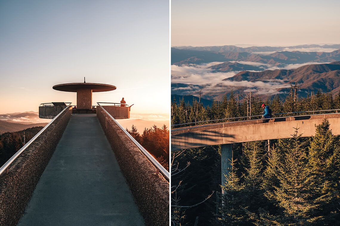 Observation tower at Clingmans Dome