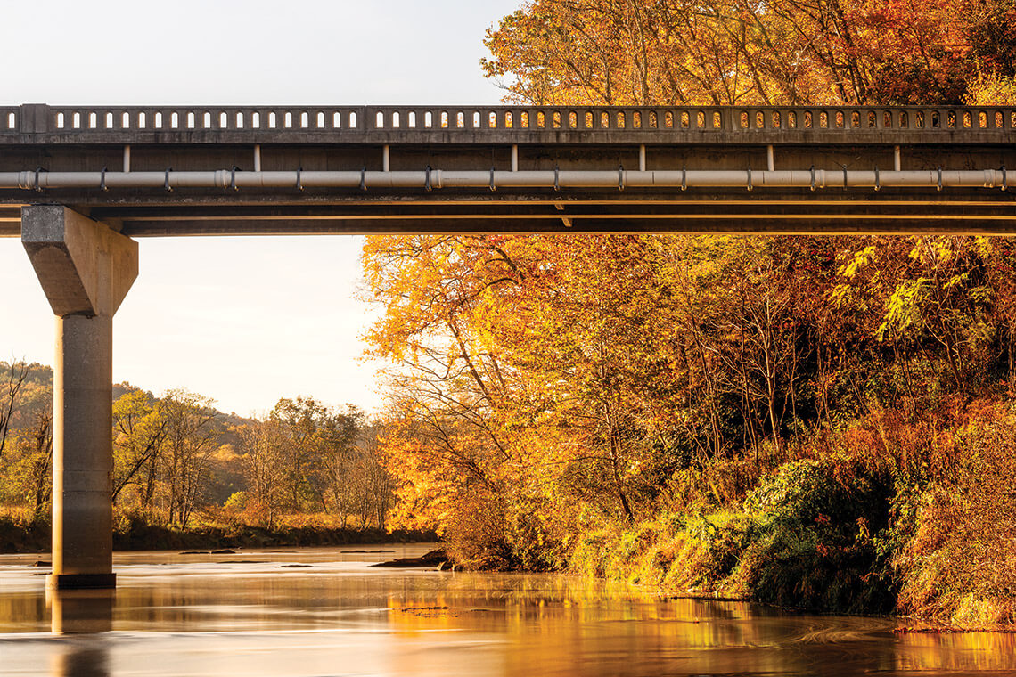 Bridge at New River State Park