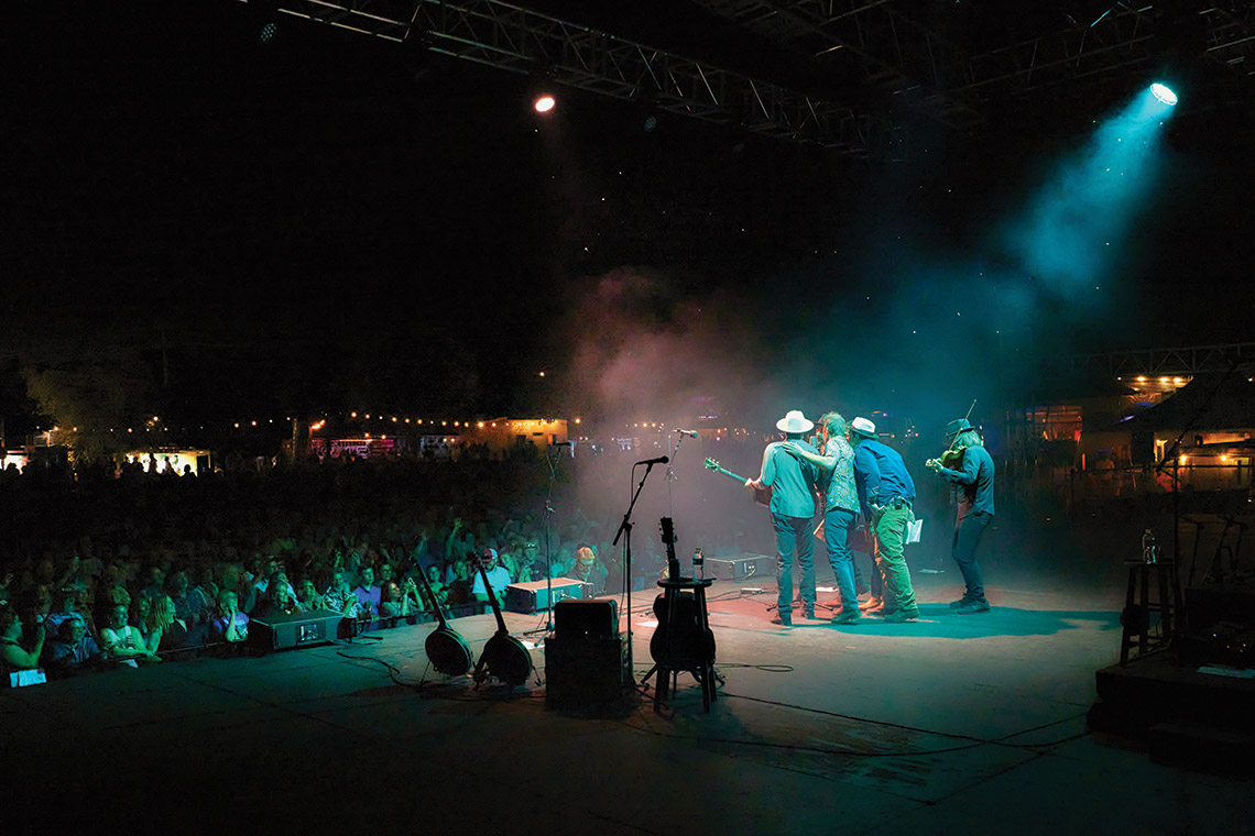 The Steep Canyon Rangers perform at Salvage Station