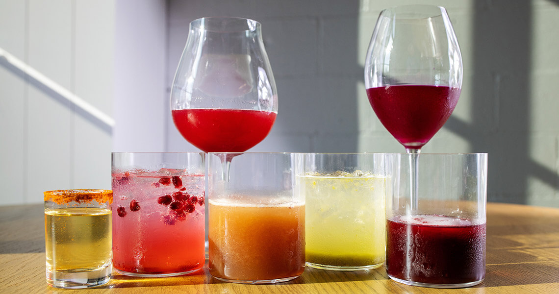 A selection of beverages from Restaurant Constance