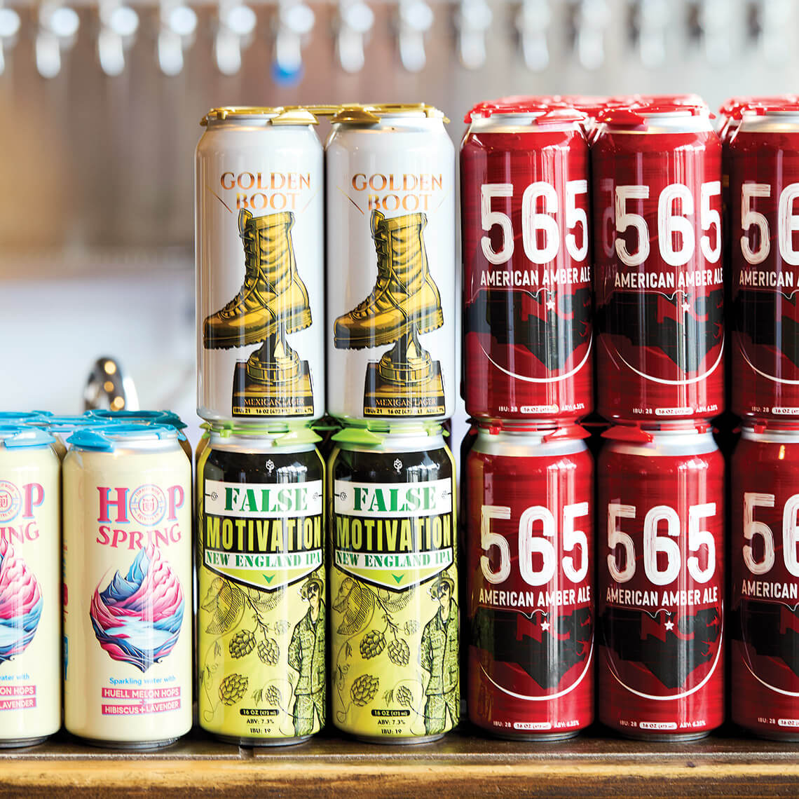 Craft beers at Tobacco Wood Brewing Company