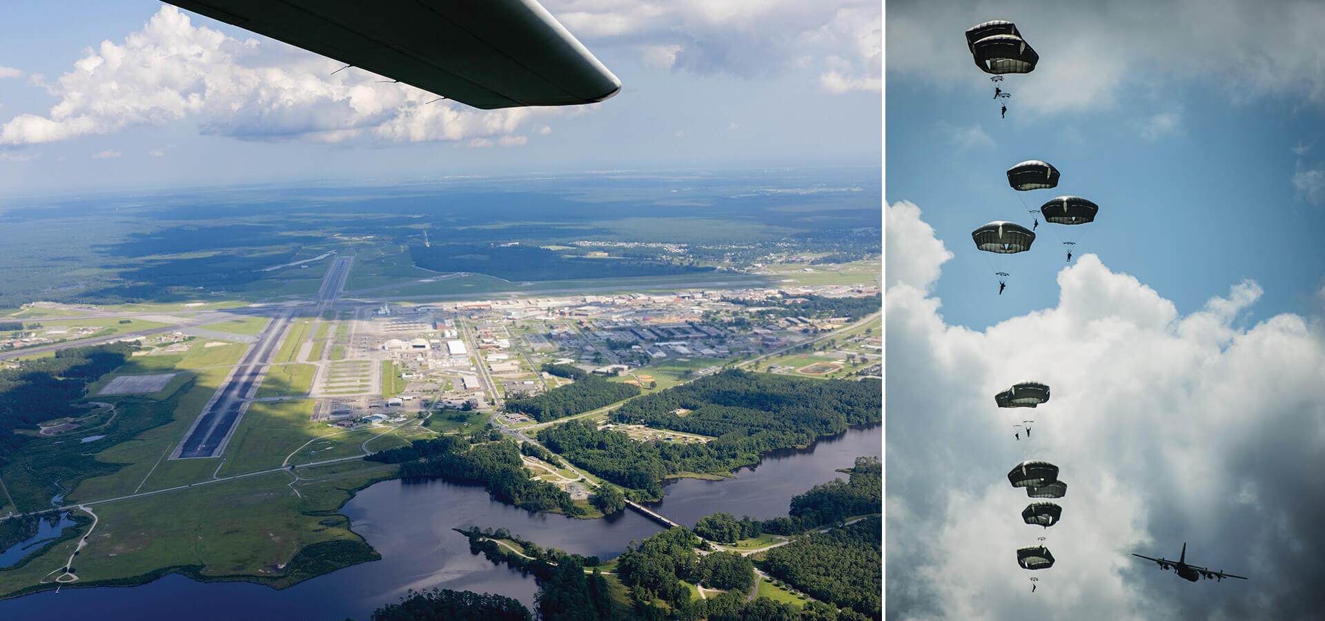 Cherry Point and Fort Liberty paratroopers