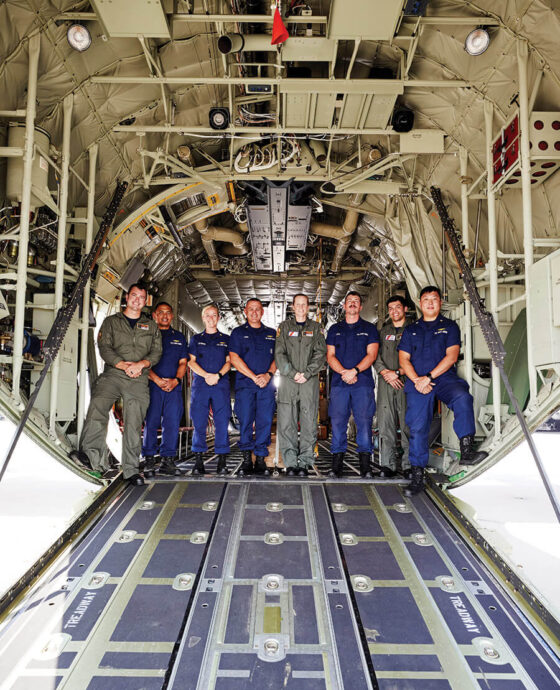 Coast Guard Base Elizabeth City’s Joshua Gaudet, Matthew Rhodes, Kristin Patterson, Michael Lucas, Catherine Carabine, Robin Stith, Alex Bellan, and Myeong Kim know that the call to action can come at a moment’s notice. So they’re always ready.