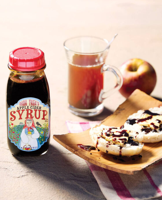 Baba Yaga's apple cider syrup