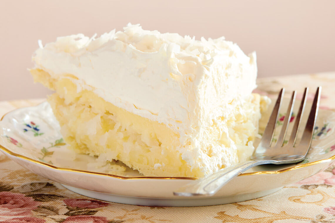 The coconut custard pie from The Rosebriar